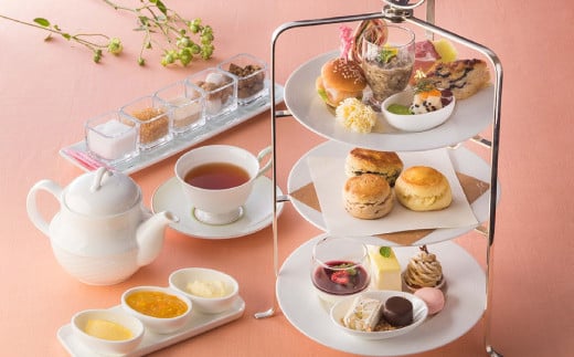 [セルリアンタワー東急ホテル]ガーデンラウンジ「坐忘」アフタヌーンティー〈トゥール　ド　アンサンブル〉ご利用券